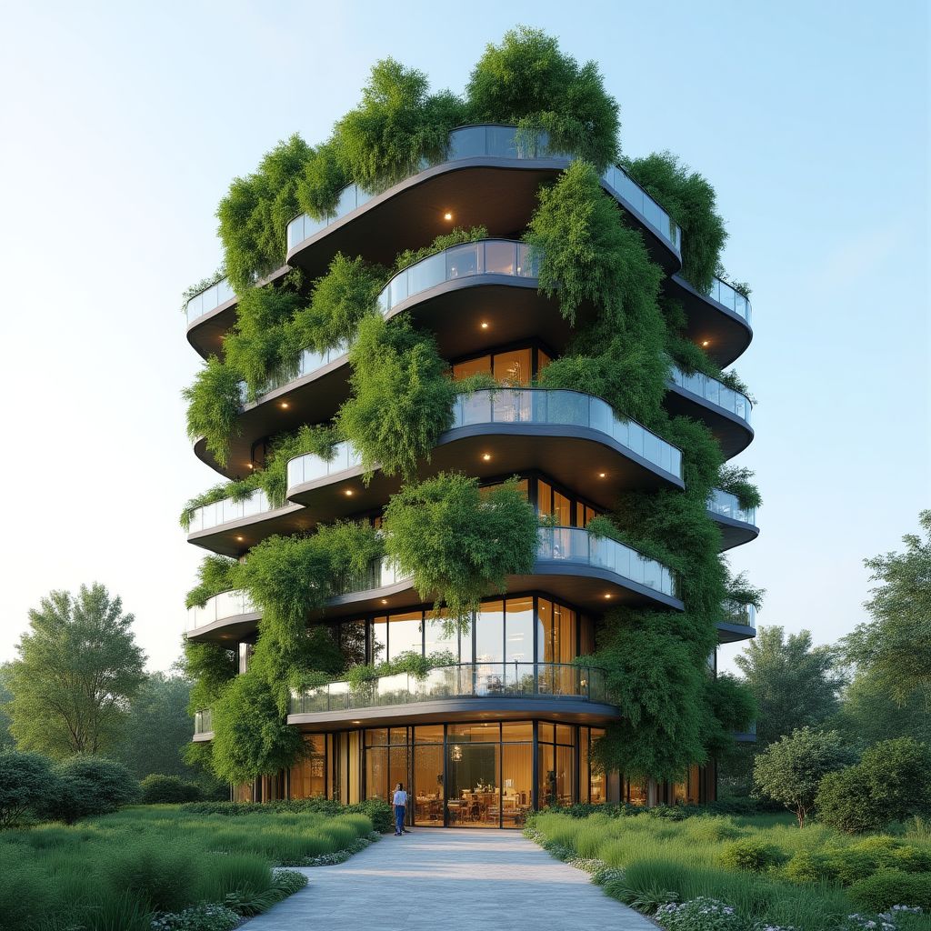 BuildFuture moderne kontorbyggeri med grøn teknologi