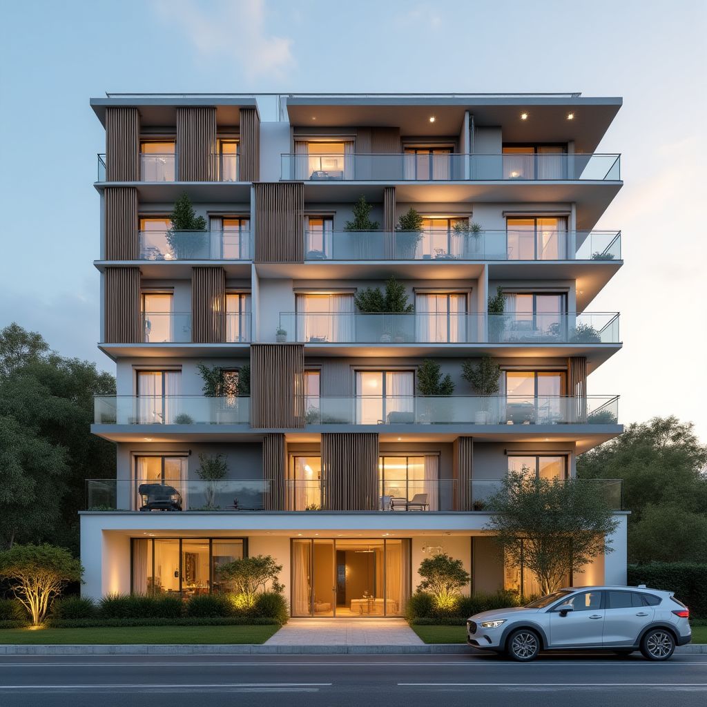 Smart boligkompleks med automation